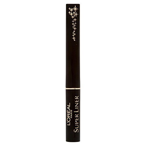 L’Oréal Paris Super Liner 14 Black Crystal delineador de ojos Líquido Negro - Delineadores de ojos (Líquido, Negro, Black Crystal, Italia, 13 mm, 13 mm)