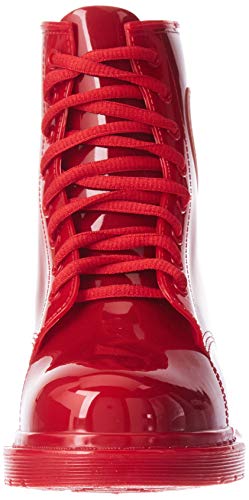 Love Moschino Ja24073g1bir2500, Botas de Combate para Mujer, Rojo, 40 EU