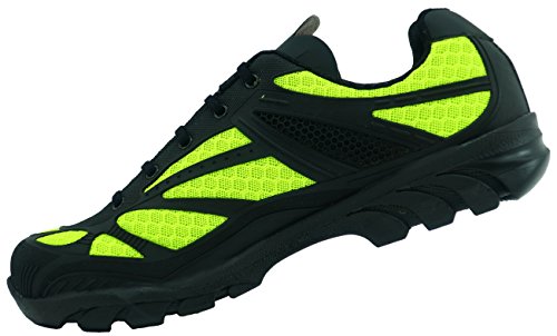 LUCK Zapatillas de Ciclismo Predator 18.0,con Suela de EVA Ideal para Poder adaptarte a Cualquier Terreno y disciplina Deportiva. (43 EU, Amarillo)