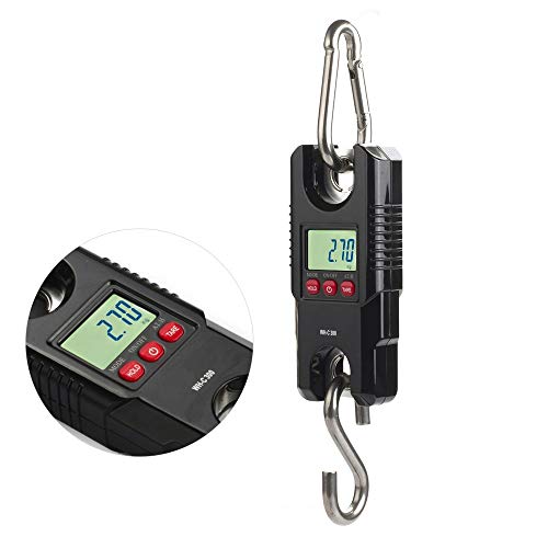 LYABANG Báscula De Suspensión Digital, con Grúa De Bolsillo para Equipaje De Pesca, 300 Kg (WH-C300) Báscula Portátil