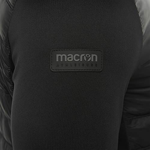 Macron Sochi Athleisure Chaqueta, Hombre, Negro, X-Large