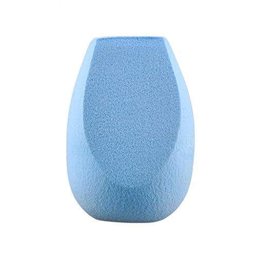 Makeup Sponge Fashion Girl Single Product 1pcs Maquillaje Blender Foundation Puff Oblique 3D Powder Puff Sponges Makeup Sponge (Color : Blue)