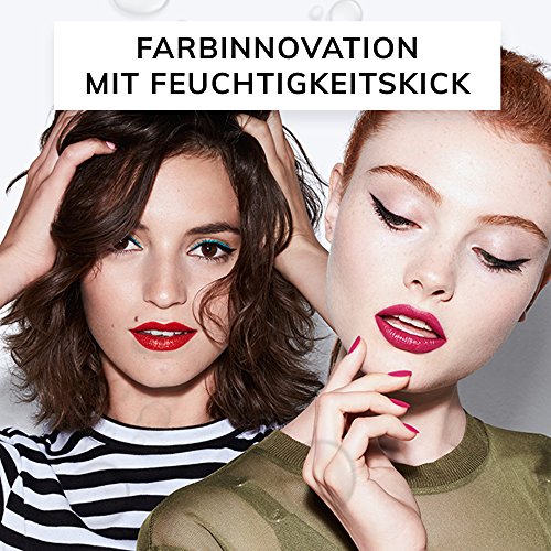 Manhattan Moisture Renew Lipstick, cremiger Lippenstift, feuchtigkeitsspendend, intensa, langanhaltend, 1er Pack (1 x 4 g)