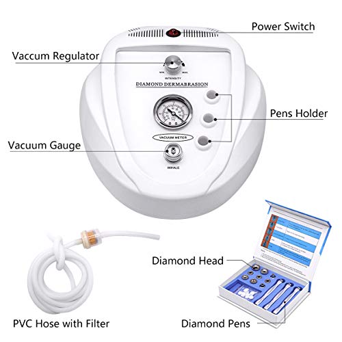 Máquina de microdermoabrasión para salón, Sockspark Diamond Whitening Rejuvenation Peeling Beauty Device Deep Cleansing Vacuum Kits Home Use