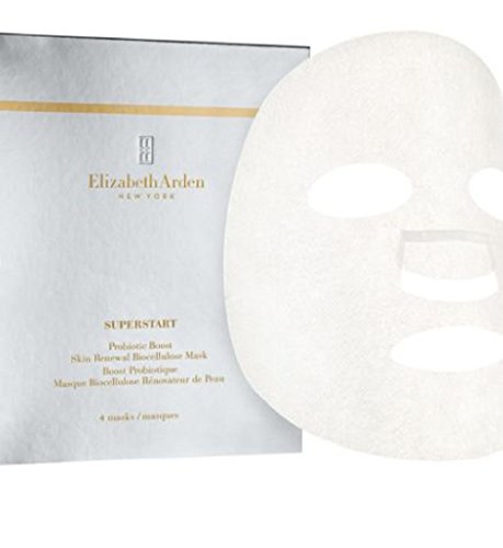 Máscaras de biocelulosa para renovar la piel, 4 unidades, diseño de Elizabeth Arden