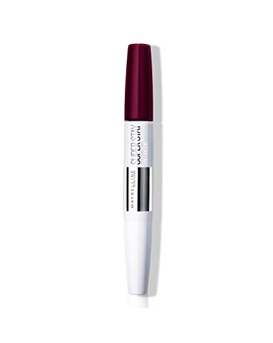 Maybelline New York - Superstay 24H, Pintalabios Mate de Larga Duración, Tono 845 Aubergine