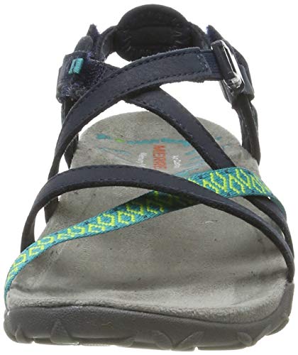 Merrell Terran Lattice Ii Tira de tobillo para Mujer, Azul (NAVY), 38 EU