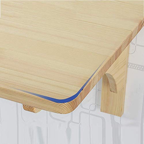 Mesa de pared para ordenador portátil, estante de almacenamiento plegable para escritorio, más espacio, madera maciza, 3 tamaños (tamaño: 60 x 40 cm)