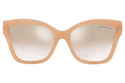 Michael Kors 0MK2072 Gafas de sol, Rose Gold Glitter, 56 para Mujer