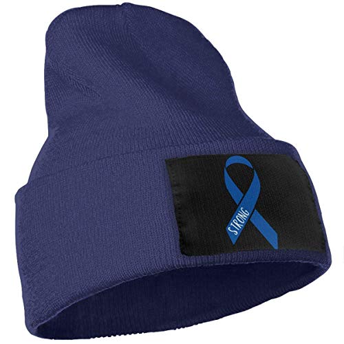 Miedhki Gorra para Tejer 100% acrílica Unisex, Gorra de esquí Original Resistente al cáncer de Colon