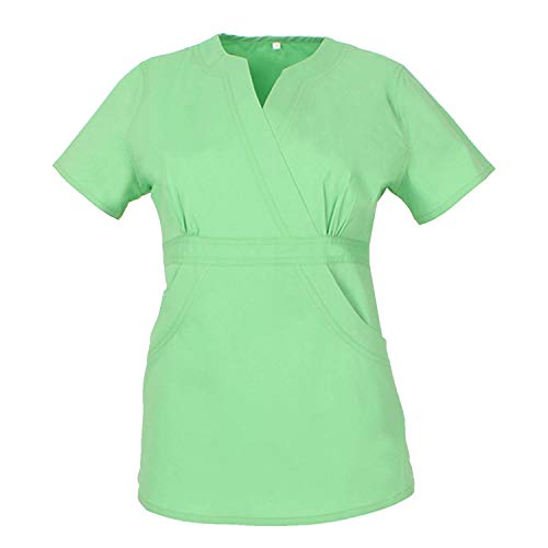 MISEMIYA - Uniformes Sanitarios ELÁSTICA SEÑORA CLINICA Hospital Dentista Veterinaria - XXL, Casaca - Fucsia