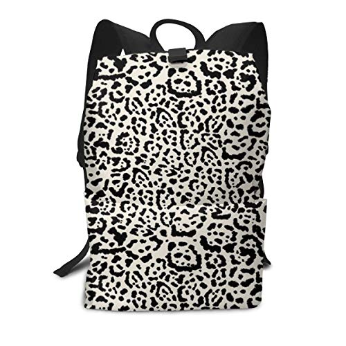 Mochila unisex Jaguar estampado Greige para estudiantes universitarios, viajes, ordenador portátil, mochila para la escuela, al aire libre, bolsa de hombro