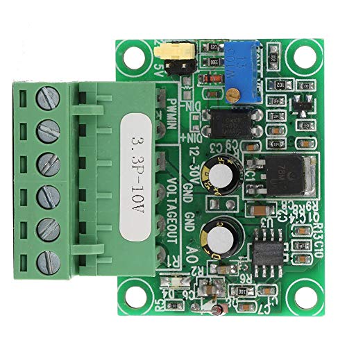 Módulo PLC analógico digital D/A, señal PWM de 3,3 V a convertidor de voltaje del módulo de conversión de 0-10 V