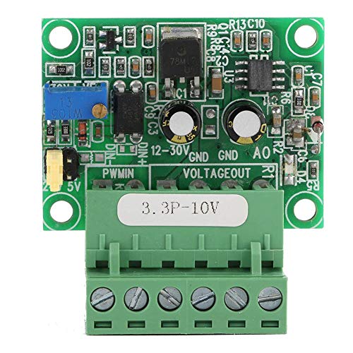 Módulo PLC analógico digital D/A, señal PWM de 3,3 V a convertidor de voltaje del módulo de conversión de 0-10 V