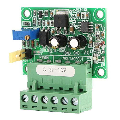 Módulo PLC analógico digital D/A, señal PWM de 3,3 V a convertidor de voltaje del módulo de conversión de 0-10 V