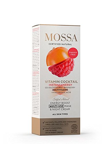 Mossa energía Boost multiusos máscara & Crema de Noche, 60 ml