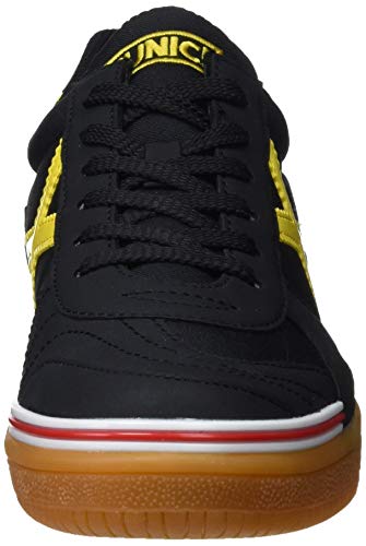 Munich Gresca Kid 02 S, Zapatillas de Deporte para Niños, Negro (Negro/Amarillo 606), 37 EU