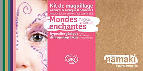 Namaki – Kit de maquillaje infantil ecológico – 8 colores globos encantados