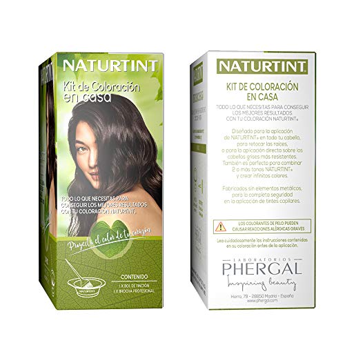 Naturtint. Kit de Coloración en Casa 2 Accesorios - Bol + Brocha | Kit Tinte Pelo | Sin Elementos Metálicos | Kit Tinte Cabello | Resultados de Peluquería desde Casa