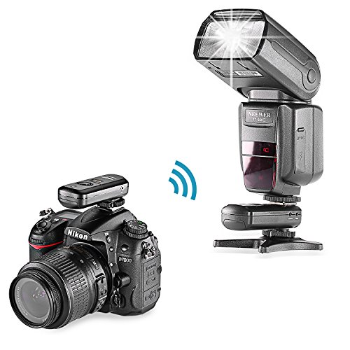 Neewer FC-16 Multi-Canal 2.4GHz 3-IN-1 - Disparador Flash Inalámbrico/ Flash Estudio con Obturador Remoto para D7100 D7000 D5100 D5000 D3200 D3100 D600 D90 D800E D800 D700 D300S D300 D200 D4 D3S D3X D2Xs