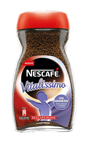 NESCAFÉ Café Vitalissimo Soluble Descafeinado, Bote de cristal, Paquete de 6x200g de Café - Total 1200 g