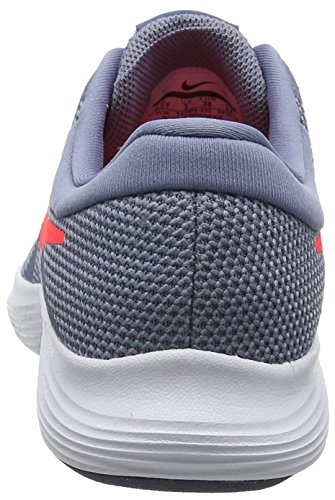 Nike Revolution 4 (GS), Zapatillas de Running para Niños, Gris (Ashen Slate/Flash Crimson-Diffused Blue 400), 36.5 EU