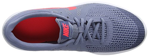 Nike Revolution 4 (GS), Zapatillas de Running para Niños, Gris (Ashen Slate/Flash Crimson-Diffused Blue 400), 36.5 EU