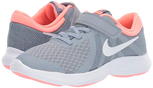 Nike Revolution 4 (PSV) - Zapatillas de Running para Niñas, Multicolor (Obsidian Mist/White/Lava Glow) 27.5 EU