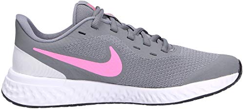 Nike Revolution 5 Big Kids - Zapatillas de running para niño, color Gris, talla 36 EU