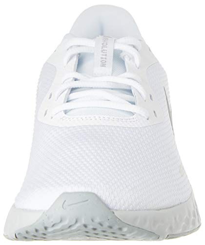 Nike Revolution 5, Zapatilla de Correr para Hombre, Platino Blanco/Lobo Gris Pursho, 45 EU