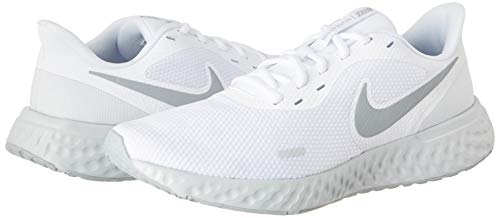 Nike Revolution 5, Zapatilla de Correr para Hombre, Platino Blanco/Lobo Gris Pursho, 45 EU