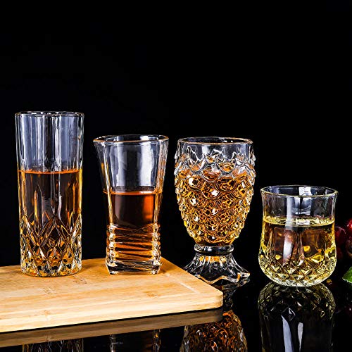 N/P Household Lead-Free Glass KTV Beer Whiskey Cup Heat-Resistant Water Cup Juice Drink Cup Milk Cup