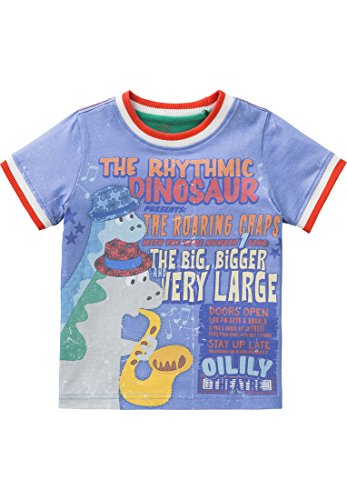 Oilily YS18BJE506 Tomaz - Camiseta para niño azul 74 cm