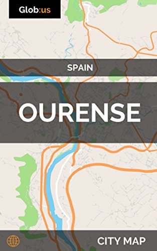 Ourense, Spain - City Map [Idioma Inglés]