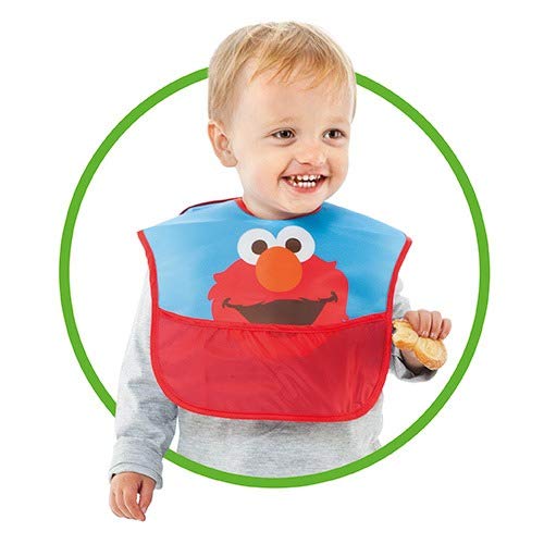 Pack 2 Baberos Elmo y Monstruo de Las Galletas de Barrio Sésamo Molto