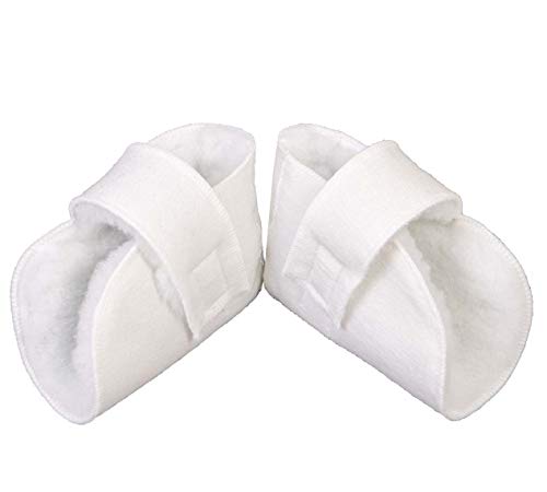 Pack 2 Patucos Antiescaras OrtoPrime - Cojines Antiescaras Pies Codos - Protectores de Cama y Silla de Ruedas - Taloneras Antiescaras Ortopédicas Colchón Antiescaras - Protector Talón 2 Unidades