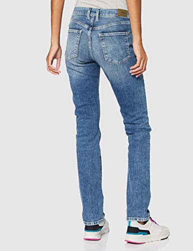 Pepe Jeans Victoria Vaqueros Ajustados, Azul (000denim 000), W28/L32 (Talla del Fabricante: 28) para Mujer