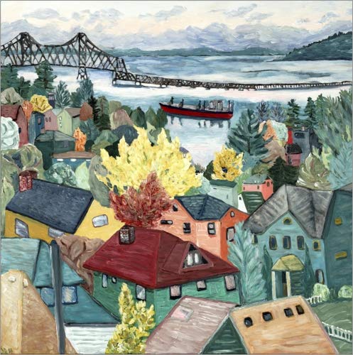 Póster 30 x 30 cm: Astoria View de Deborah Eve Alastra - impresión artística, Nuevo póster artístico