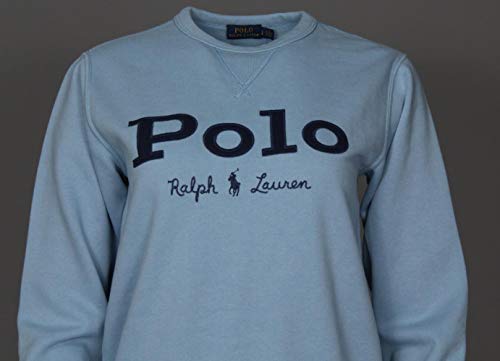 Ralph Lauren - Sudadera para mujer azul claro XS