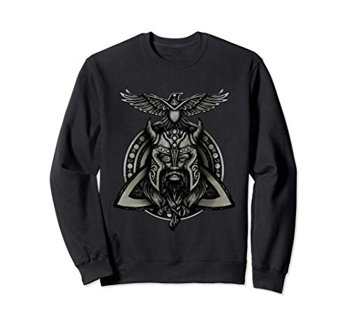 Regalo de Odín Vikingo Valhalla de la mitología Sudadera