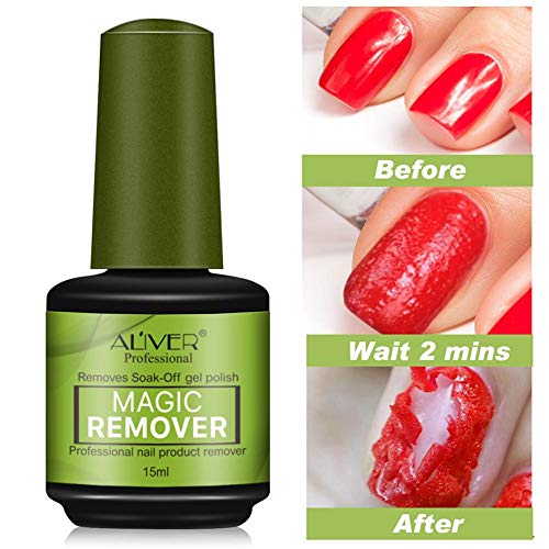 Removedor De Esmalte De Uñas Mágico, Removedor De Esmalte De Uñas, Uñas No Dañadas, Removedor De Esmalte De Uñas Profesional No Irritante 15 Ml