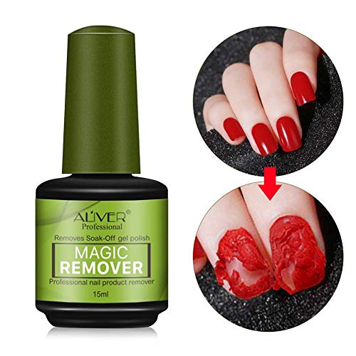 Removedor De Esmalte De Uñas Mágico, Removedor De Esmalte De Uñas, Uñas No Dañadas, Removedor De Esmalte De Uñas Profesional No Irritante 15 Ml