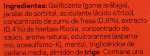 Ricola - Perlas de Hierbas Fresa y Menta sin azúcares - 25 g