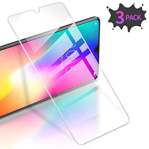 RIWNNI [3 Unidades Cristal Templado para Huawei P30, 0.25mm Ultra Fino Alta Definicion Protector Pantalla 9H Dureza Vidrio Templado Sin Burbujas para Huawei P30 - Transparente