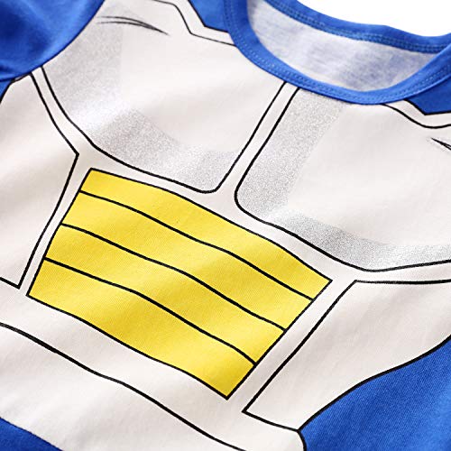 Ropa de Bebé Recién Nacido Vegeta Bebé Precioso Mameluco de Dibujos Animados de Manga Corta