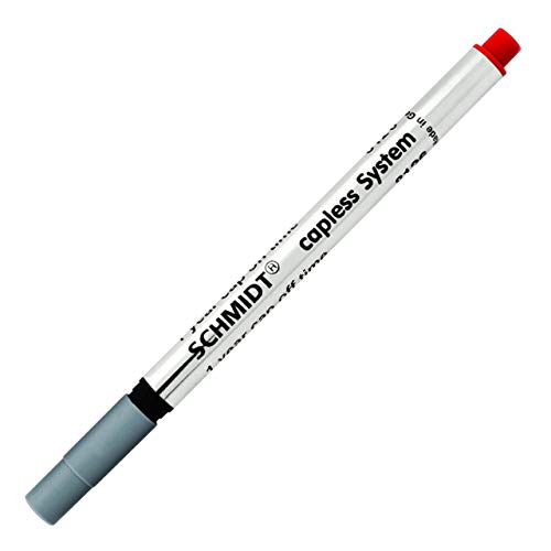 Schmidt - Recambio de rollerball Longue Capless S8126F (0,6 mm), color rojo