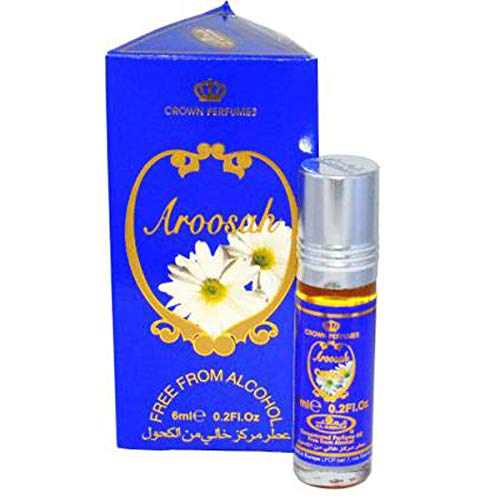 Set de 3 Almizcle Musk AROOSAH Al Rehab 6ML Perfumes de Mujer Perfumes Hombre Attar Perfume Sin Alcohol 100% de Aceite Almizcle Oud Roll on, NOTAS: Floral, Amaderado, Herbario, Almizclado