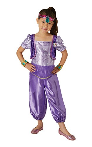 Shimmer & Shine - Disfraz de Shimmer para niña, infantil 5-6 años (Rubies 630716-M)