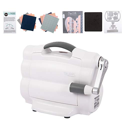 Sizzix Big Shot Foldaway Máquina de Corte y Repujado con Contenido Extra 662220, Abertura 15.24 cm, plástico ABS, Multicolor, Única