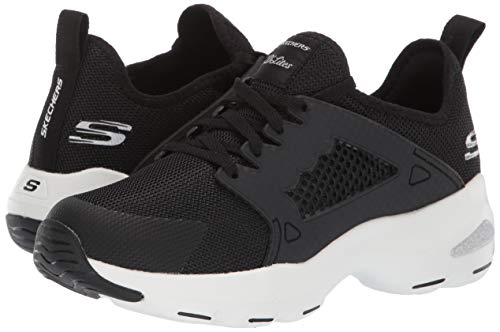 Skechers D'Lite Ultra-at The Top, Zapatillas para Mujer, Negro (Black White BKW), 38.5 EU